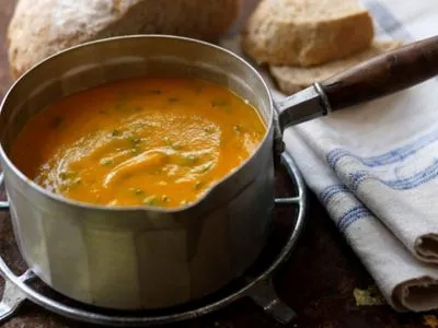 Carrot and coriander soup